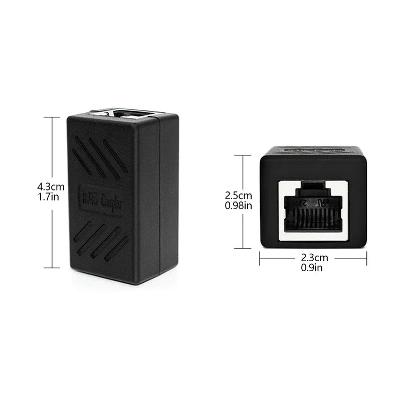 5/10/20Pcs RJ45 Coupler Ethernet Cable Coupler LAN Connector Cat7 Cat6 Cat5e Ethernet Cable Extender Adapter Female to Female