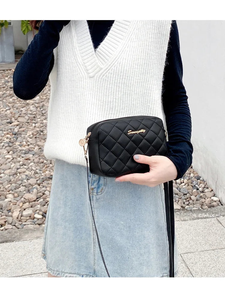 1PCS Spring Models Women's Versatile Crossbody Bag Simple Casual Large Capacity High Quality Sense of Shoulder Bag