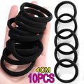 High Elastic Hair Bands for Women Girls Black Basic Hair Tie Headband Simple Ponytail Holder Headwear Hair Accessories