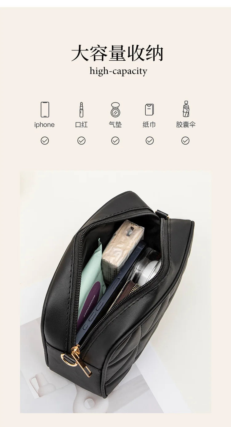 Triangular rhombic embroidered camera bag 2024 trendy fashion simple solid sequins large-capacity shoulder crossbody bag